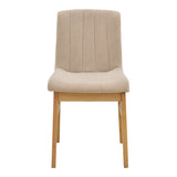 Scaun Dalby, Lemn rubberwood, 50x45x86 cm - Bej-Sonoma
