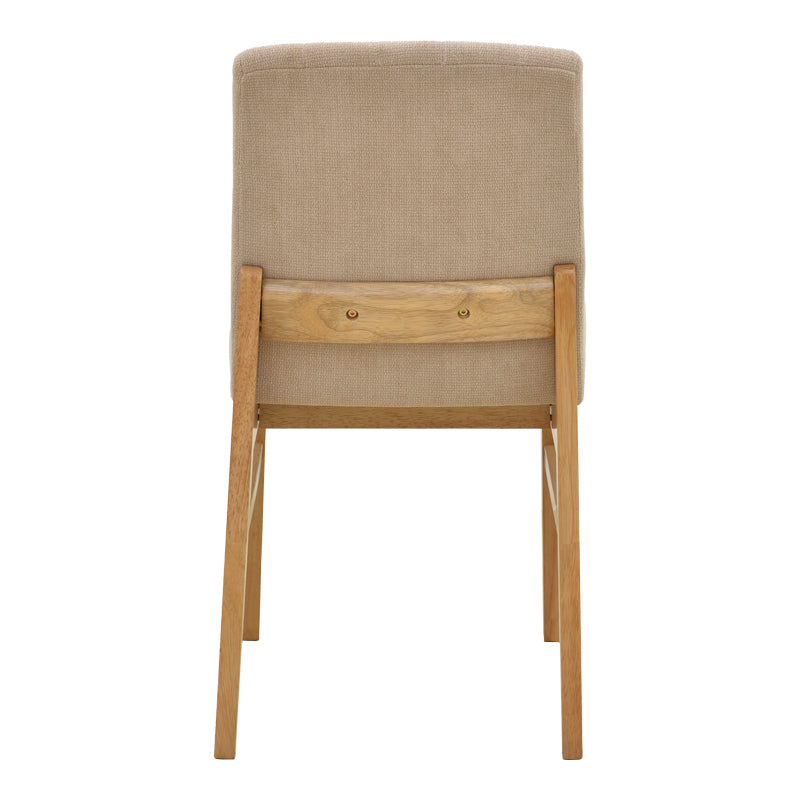 Scaun Dalby, Lemn rubberwood, 50x45x86 cm - Bej-Sonoma