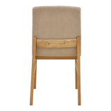 Scaun Dalby, Lemn rubberwood, 50x45x86 cm - Bej-Sonoma
