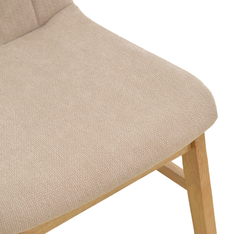 Scaun Dalby, Lemn rubberwood, 50x45x86 cm - Bej-Sonoma