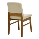 Scaun Dalby, Lemn rubberwood, 50x45x86 cm - Crem-Nuc