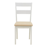 Scaun Dallan chair, Alb - Natural, 40x48x89 cm - Alb