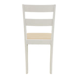 Scaun Dallan chair, Alb - Natural, 40x48x89 cm - Alb