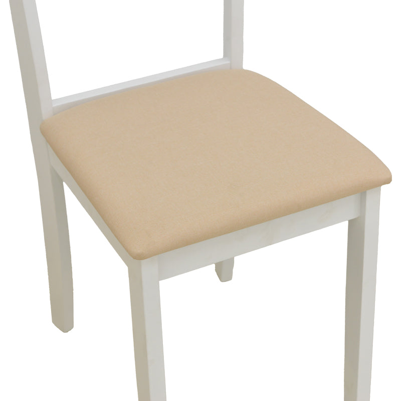 Scaun Dallan chair, Alb - Natural, 40x48x89 cm - Alb