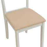Scaun Dallan chair, Alb - Natural, 40x48x89 cm - Alb