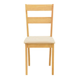 Scaun Dallan chair, Alb - Natural, 40x48x89 cm - Natural
