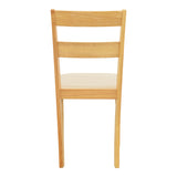 Scaun Dallan chair, Alb - Natural, 40x48x89 cm - Natural