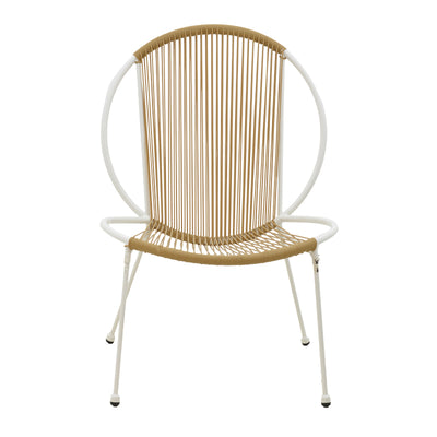 Scaun Dapper metal alb- pe Natural, 64x74x76 cm, perspectiva suplimentara