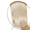 Scaun Dapper metal alb- pe Natural, 64x74x76 cm, foto produs