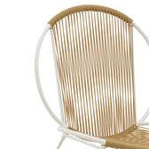 Scaun Dapper metal alb- pe Natural, 64x74x76 cm, foto produs