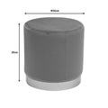 Scaun Dash, Catifea, Mar pudred-Auriu, 35x35x35 cm, perspectiva suplimentara