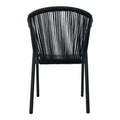 Scaun de aluminiu Convince stivuibil cu cadru Gri-textilene-pe ratan, 56x63x82 cm, foto produs