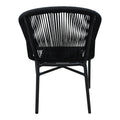 Scaun de aluminiu Legana cadru antracit-ratan, 56x66x82 cm, perspectiva suplimentara