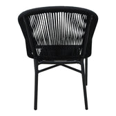 Scaun de aluminiu Legana cadru antracit-ratan, 56x66x82 cm, perspectiva suplimentara