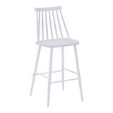 Scaun de bar Aurora I, Alb, 42x47x99 cm