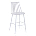 Scaun de bar Aurora I, Alb, 42x47x99 cm