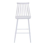 Scaun de bar Aurora I, Alb, 42x47x99 cm