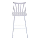 Scaun de bar Aurora I, Alb, 42x47x99 cm