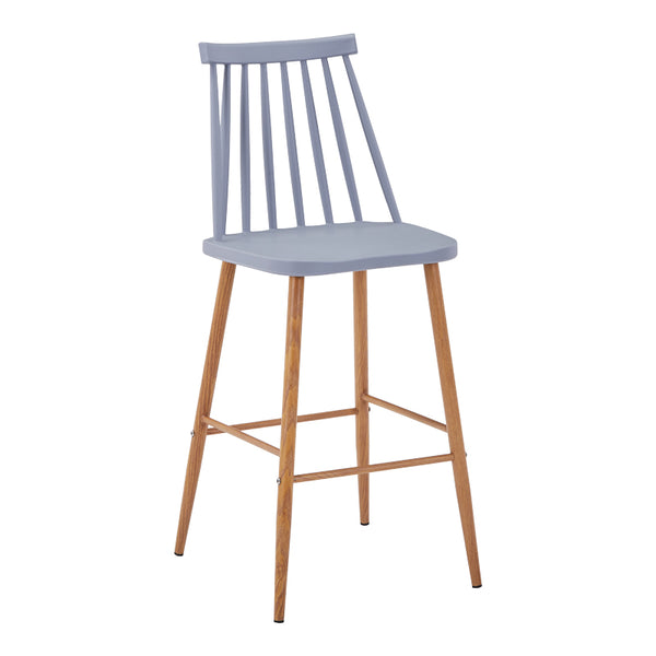 Scaun de bar Aurora I, polipropilena si metal, Diverse culori, 42x47x99 cm