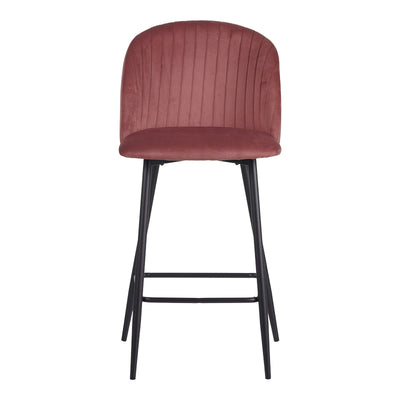 Scaun de bar Barow, Mar putred, Negru, 53x46x96 cm, foto produs