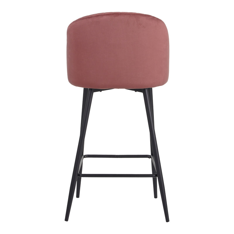 Scaun de bar Barow, Mar putred, Negru, 53x46x96 cm, foto produs 6