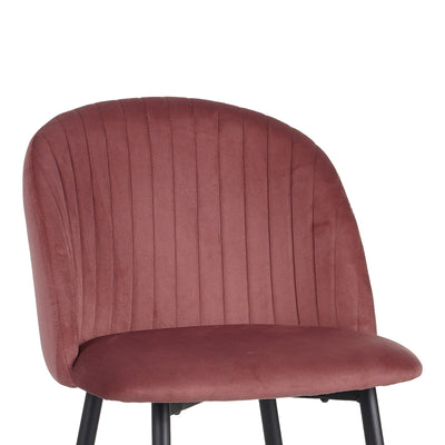 Scaun de bar Barow, Mar putred, Negru, 53x46x96 cm, foto produs 7