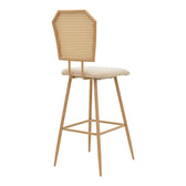 Scaun de bar Camilla I, Bej, 47x58x117 cm, imagine suplimentara