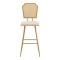 Scaun de bar Camilla I, Bej, 47x58x117 cm, perspectiva suplimentara