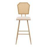 Scaun de bar Camilla I, Bej, 47x58x117 cm