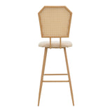 Scaun de bar Camilla I, Bej, 47x58x117 cm