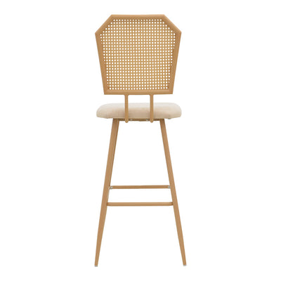 Scaun de bar Camilla I, Bej, 47x58x117 cm, foto produs
