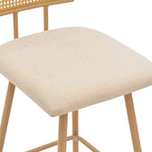 Scaun de bar Camilla I, Bej, 47x58x117 cm, foto produs 7
