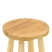 Scaun de bar cu funcție de relaxare Nusiwo, Teak, Lemn, Natur, 35x70 cm, perspectiva suplimentara