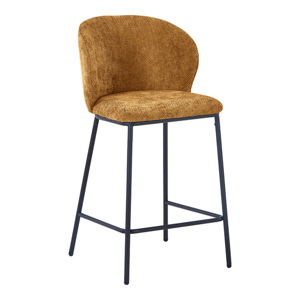 Scaun de bar cu funcție pivotantă Karg camel, Bej, 49x46x93 cm