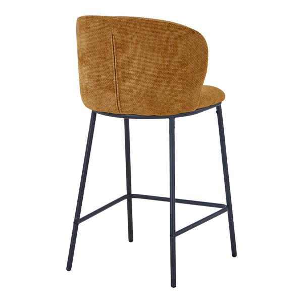 Scaun de bar cu funcție pivotantă Karg camel, Bej, 49x46x93 cm