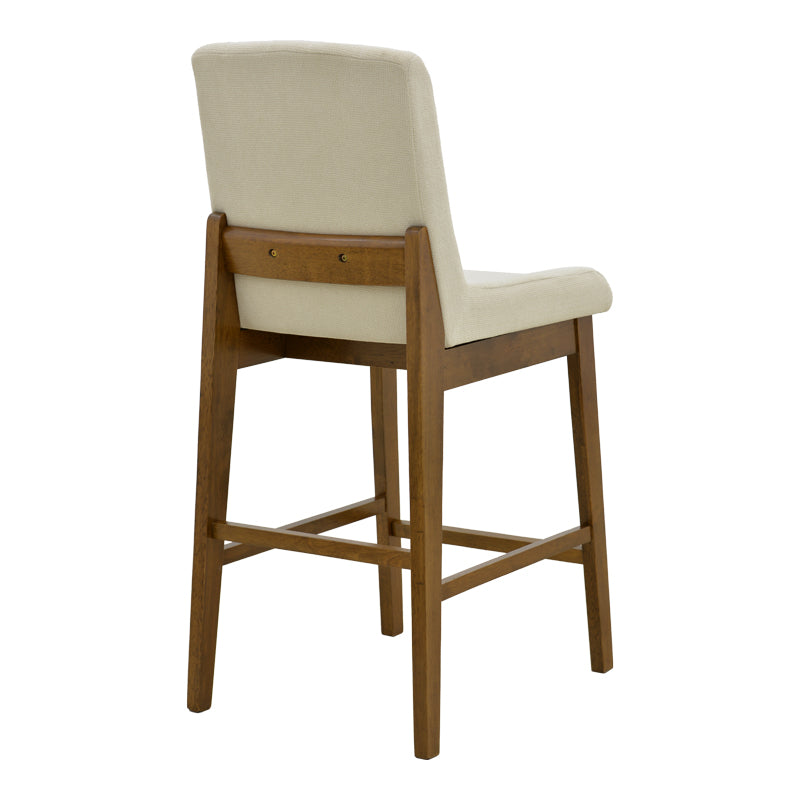 Scaun de bar Dalby, Lemn rubberwood, 50x45x103 cm - Nuc-Crem