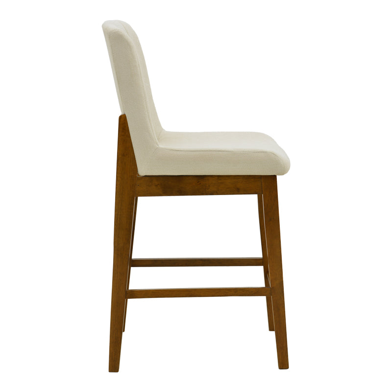 Scaun de bar Dalby, Lemn rubberwood, 50x45x103 cm - Nuc-Crem