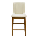 Scaun de bar Dalby, Lemn rubberwood, 50x45x103 cm - Nuc-Crem