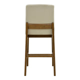 Scaun de bar Dalby, Lemn rubberwood, 50x45x103 cm - Nuc-Crem