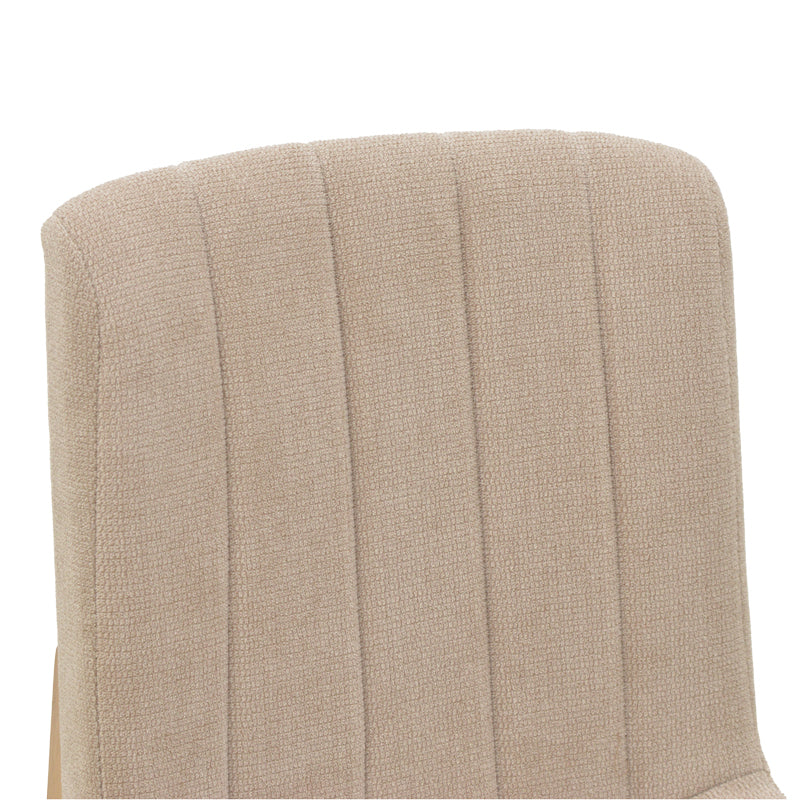 Scaun de bar Dalby, Lemn rubberwood, 50x45x103 cm - Sonoma-Bej