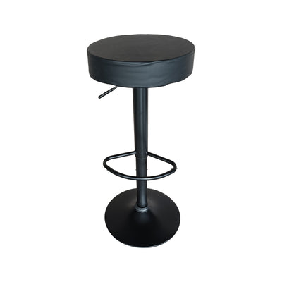 Scaun de bar Dianors reglabil pe inaltime baza, negru-negru 38x38x75 cm