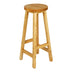 Scaun de bar din lemn Vistran Natural D28x70 cm