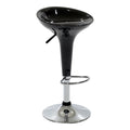 Scaun de bar Felice reglabil pe inaltime baza negru-crom 40x43x84 cm