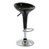 Scaun de bar Felice reglabil pe inaltime baza negru-crom 40x43x84 cm