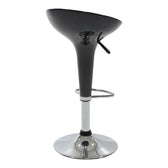 Scaun de bar Felice reglabil pe inaltime baza, negru-crom, 40x43x84 cm, imagine suplimentara