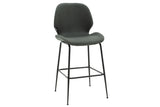 Scaun de bar Impel, Bej - Gri, 61x48x103 cm - Gri
