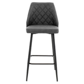 Scaun de bar Inflame, Antracit, 55x48x107 cm, foto produs 12