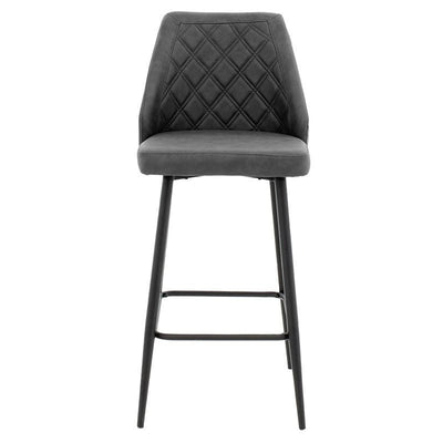 Scaun de bar Inflame, Antracit, 55x48x107 cm, foto produs 12