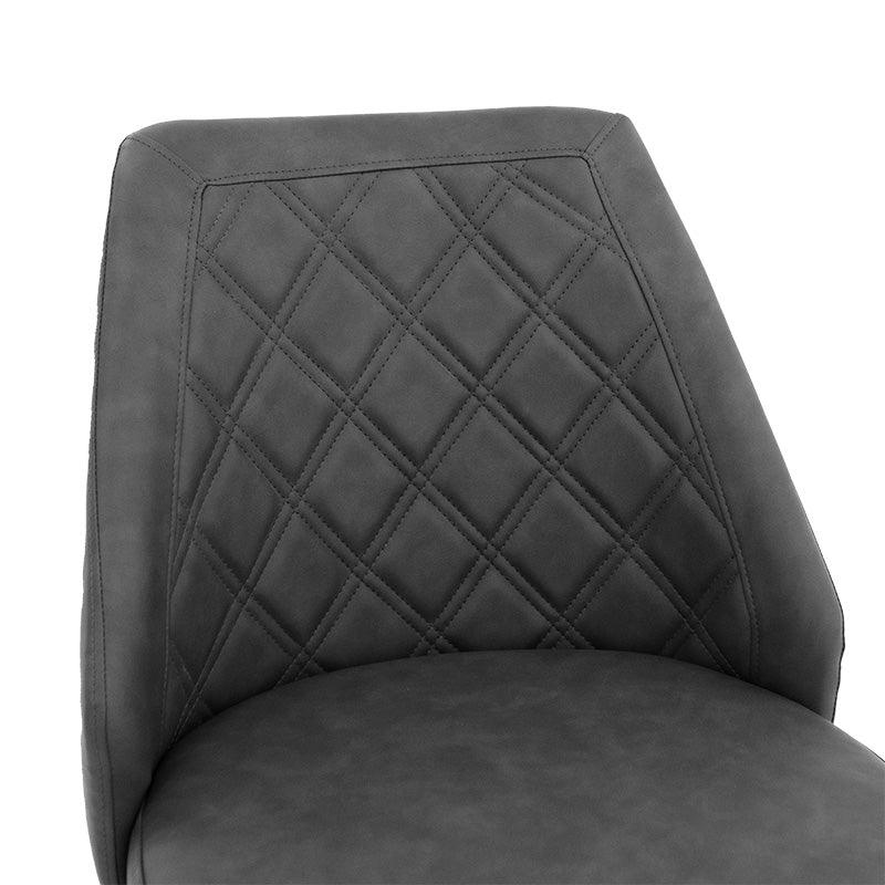 Scaun de bar Inflame, Antracit, 55x48x107 cm, foto produs 13