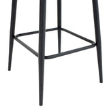 Scaun de bar Inflame, Antracit, 55x48x107 cm